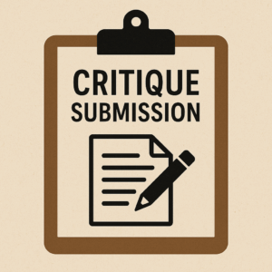 Critique Submission – Up to 15,000 Words