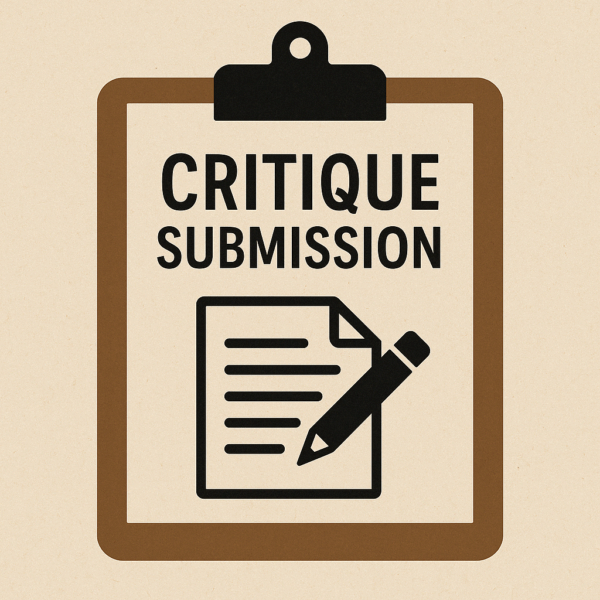 Critique Submission – Up to 15,000 Words